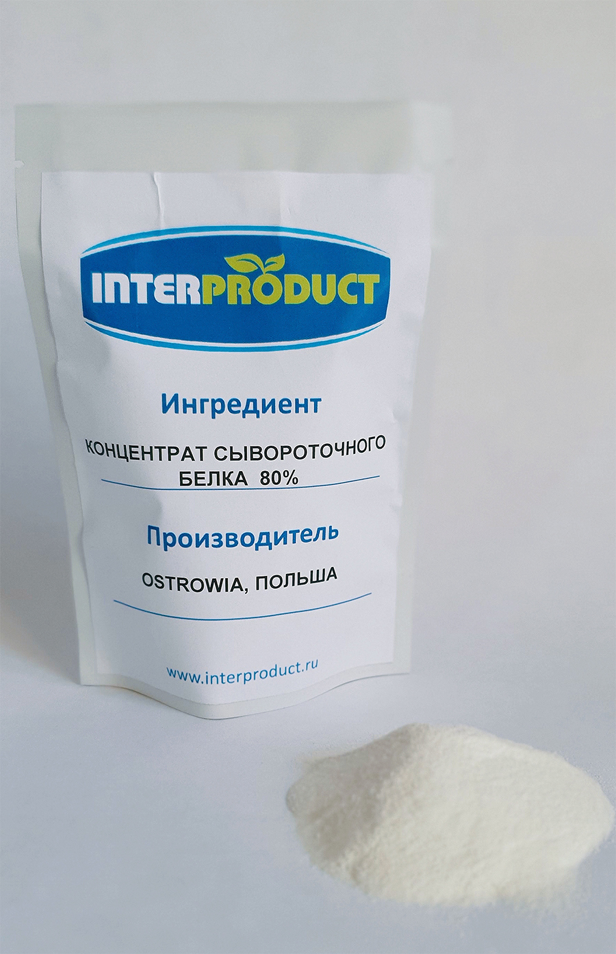 Концентрат сывороточного белка 80% (инстант) с соевым лецитином Ostrowia (Польша) 